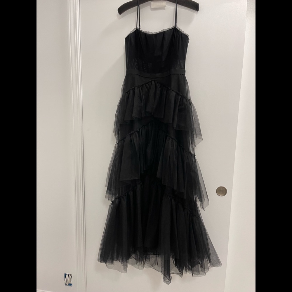 BCBG Tulle Corset Gown